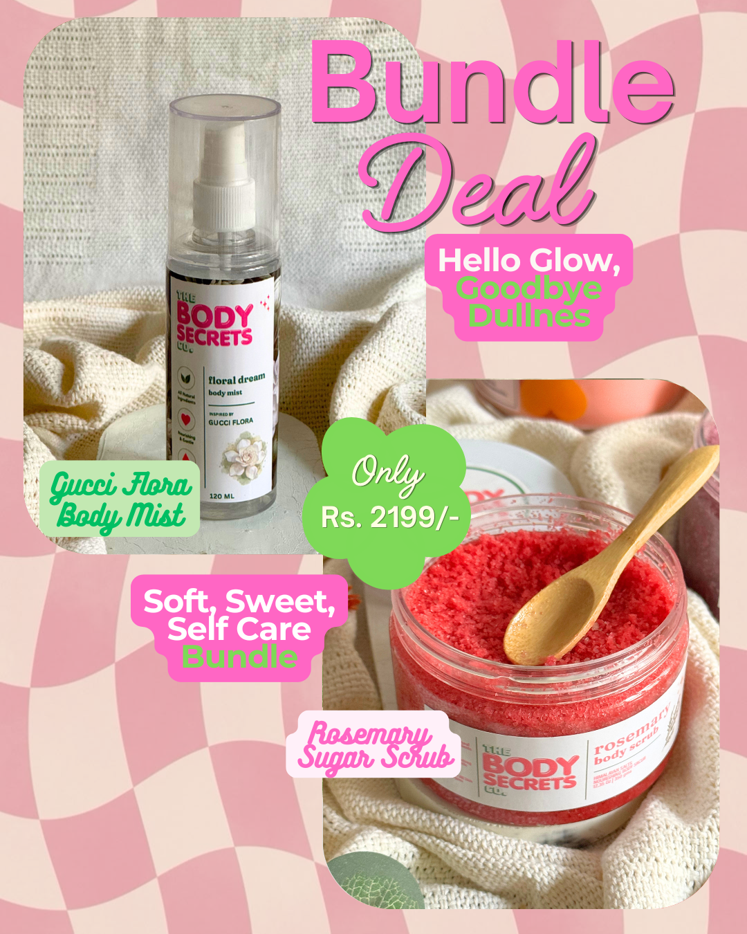 Rosemary Himalayan Salt Scrub & Body Mist Bundle