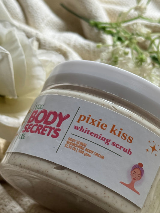 Pixie Kiss Scrub Brightening Cream.