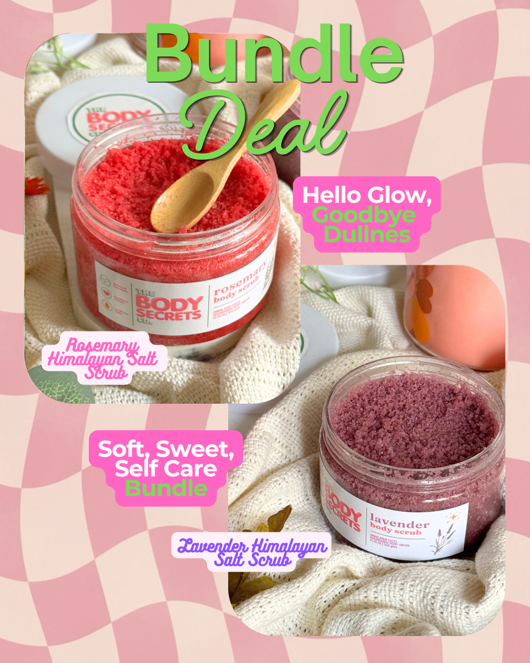 Himalayan Salt Scrub Duo Bundle