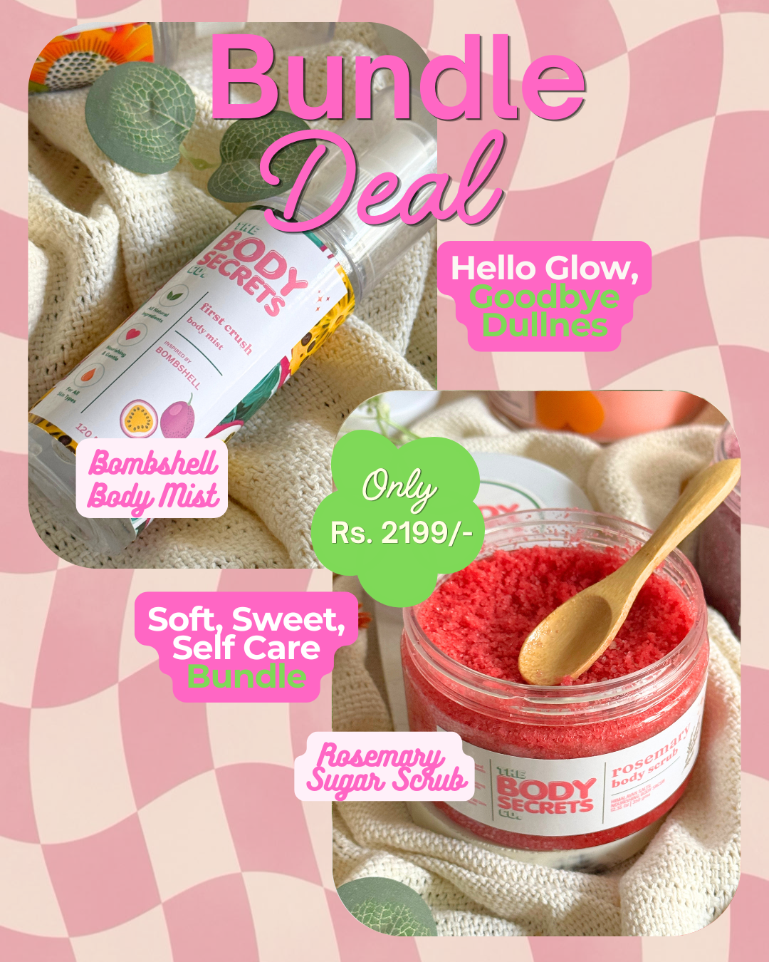 Rosemary Himalayan Salt Scrub & Body Mist Bundle