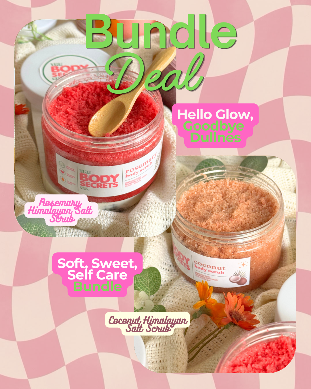 Himalayan Salt Scrub Duo Bundle