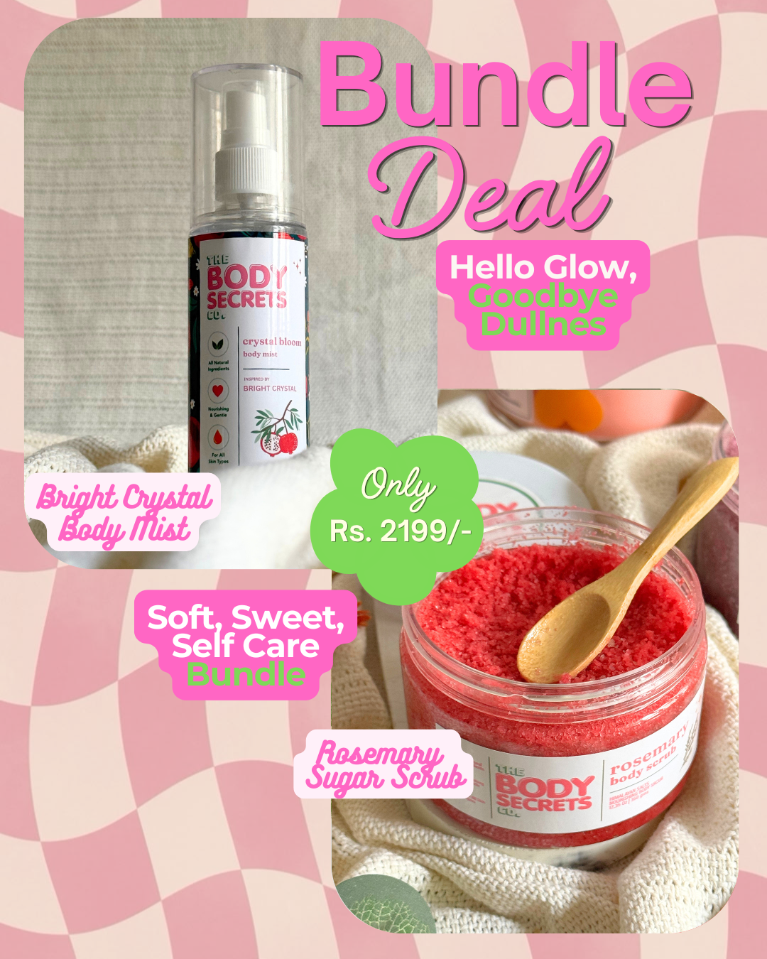 Rosemary Himalayan Salt Scrub & Body Mist Bundle