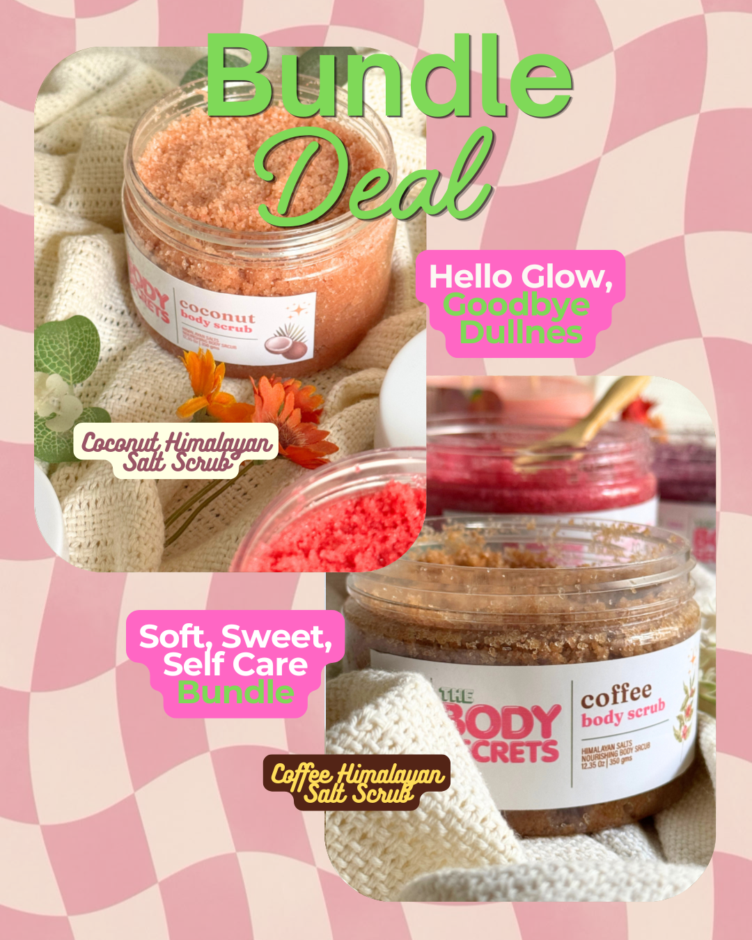 Himalayan Salt Scrub Duo Bundle