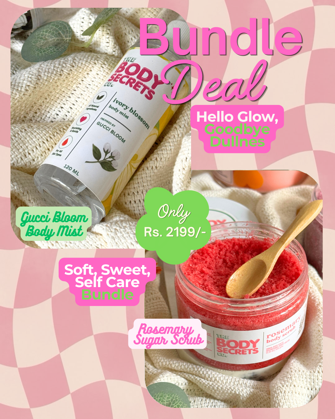 Rosemary Himalayan Salt Scrub & Body Mist Bundle