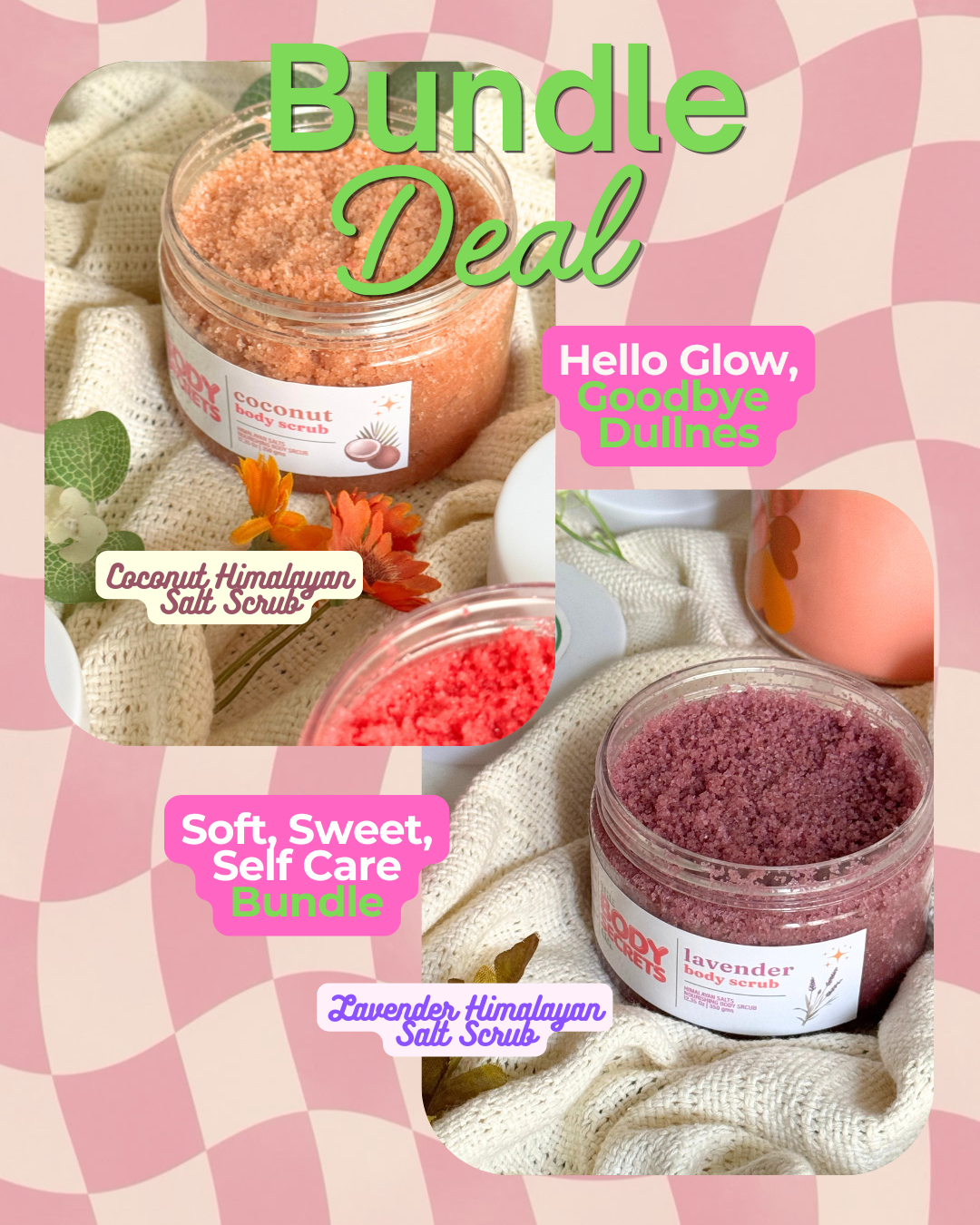 Himalayan Salt Scrub Duo Bundle