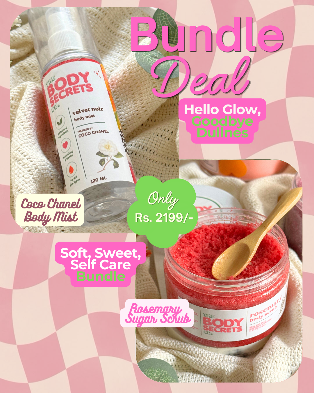 Rosemary Himalayan Salt Scrub & Body Mist Bundle