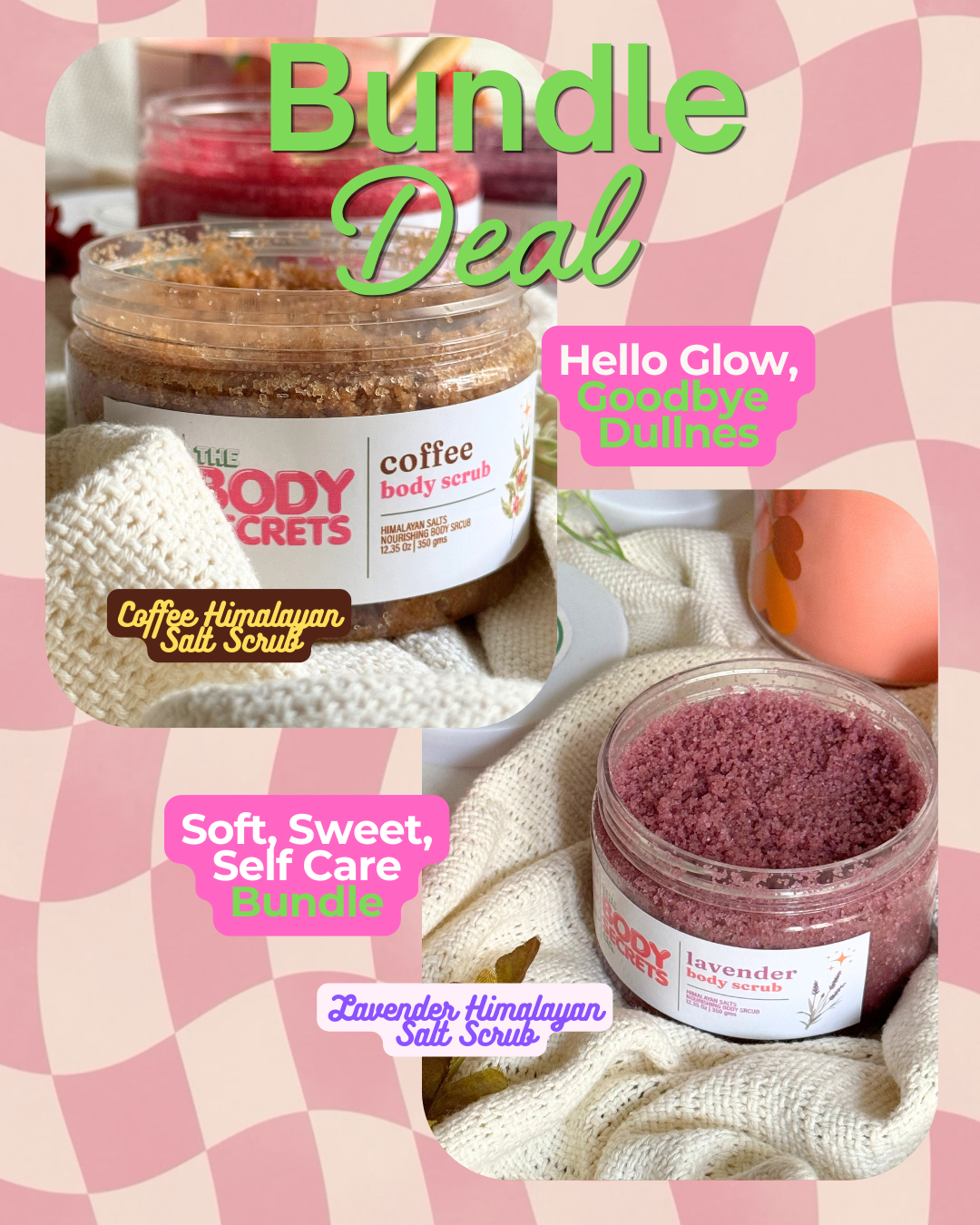 Himalayan Salt Scrub Duo Bundle