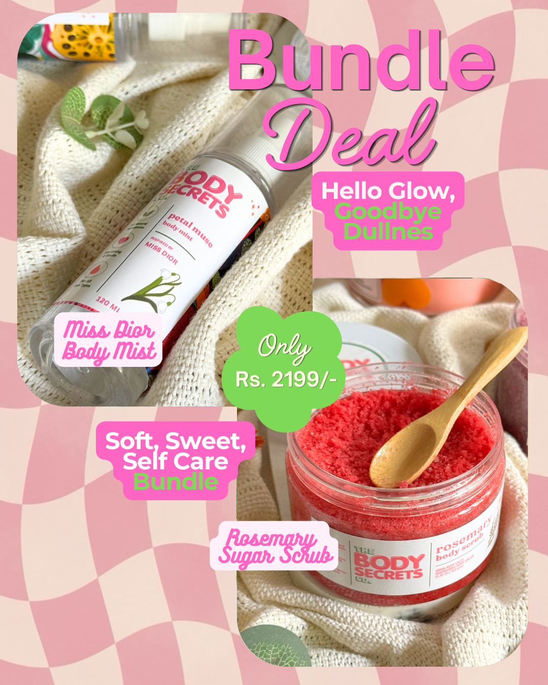 Rosemary Himalayan Salt Scrub & Body Mist Bundle
