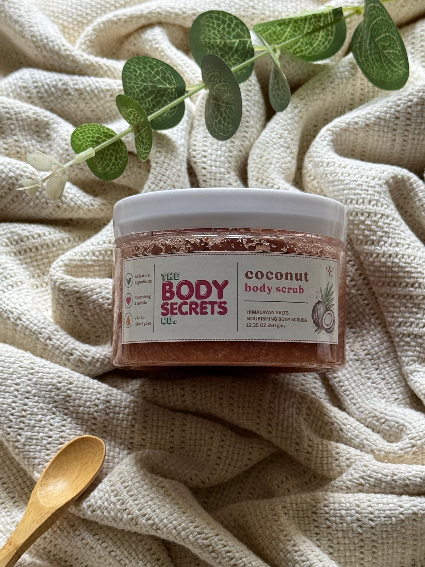 Coconut Himalayan Salt Body Scrub