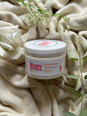 Pixie Kiss Scrub Brightening Cream.