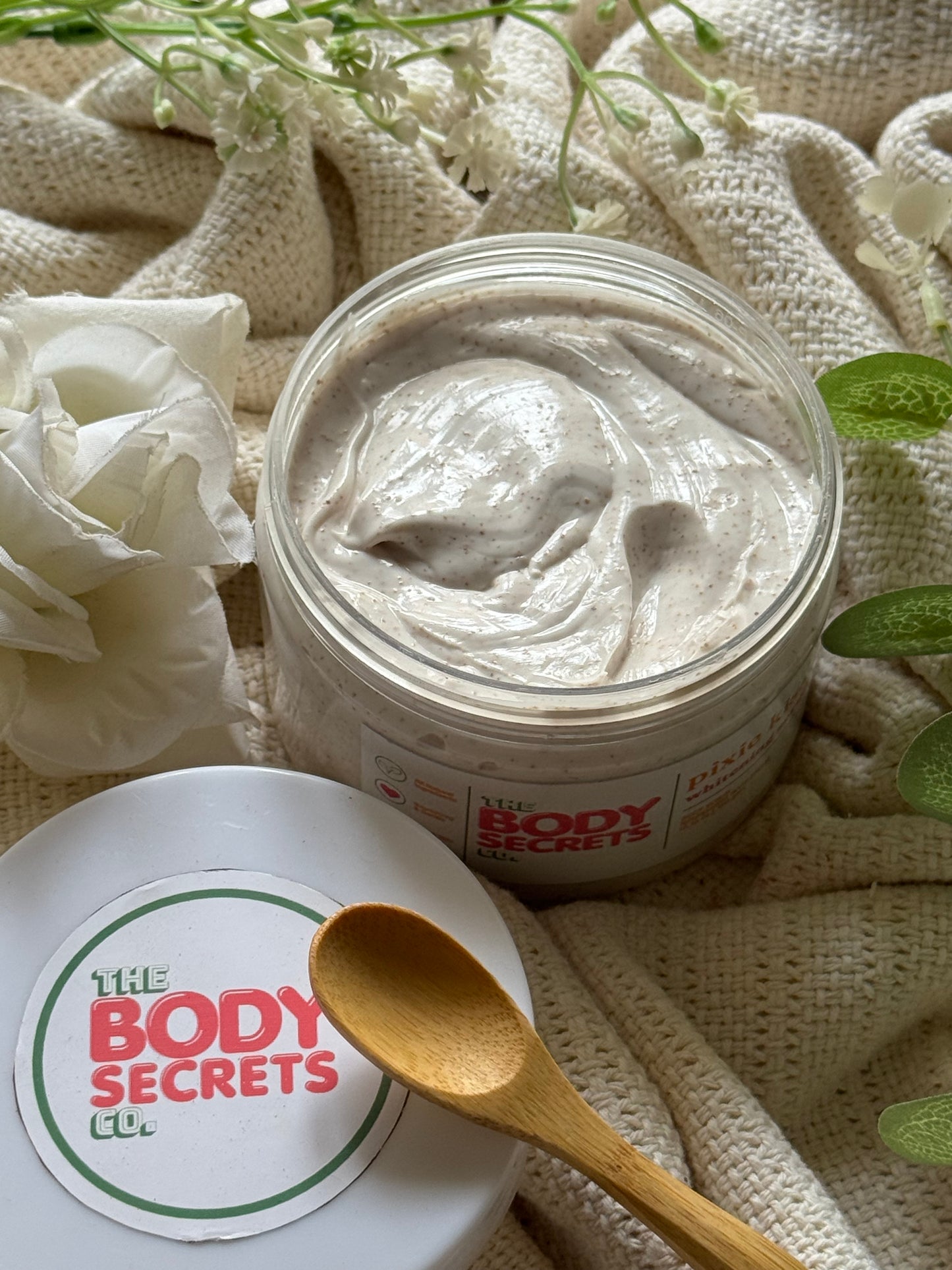 Pixie Kiss Scrub Brightening Cream.