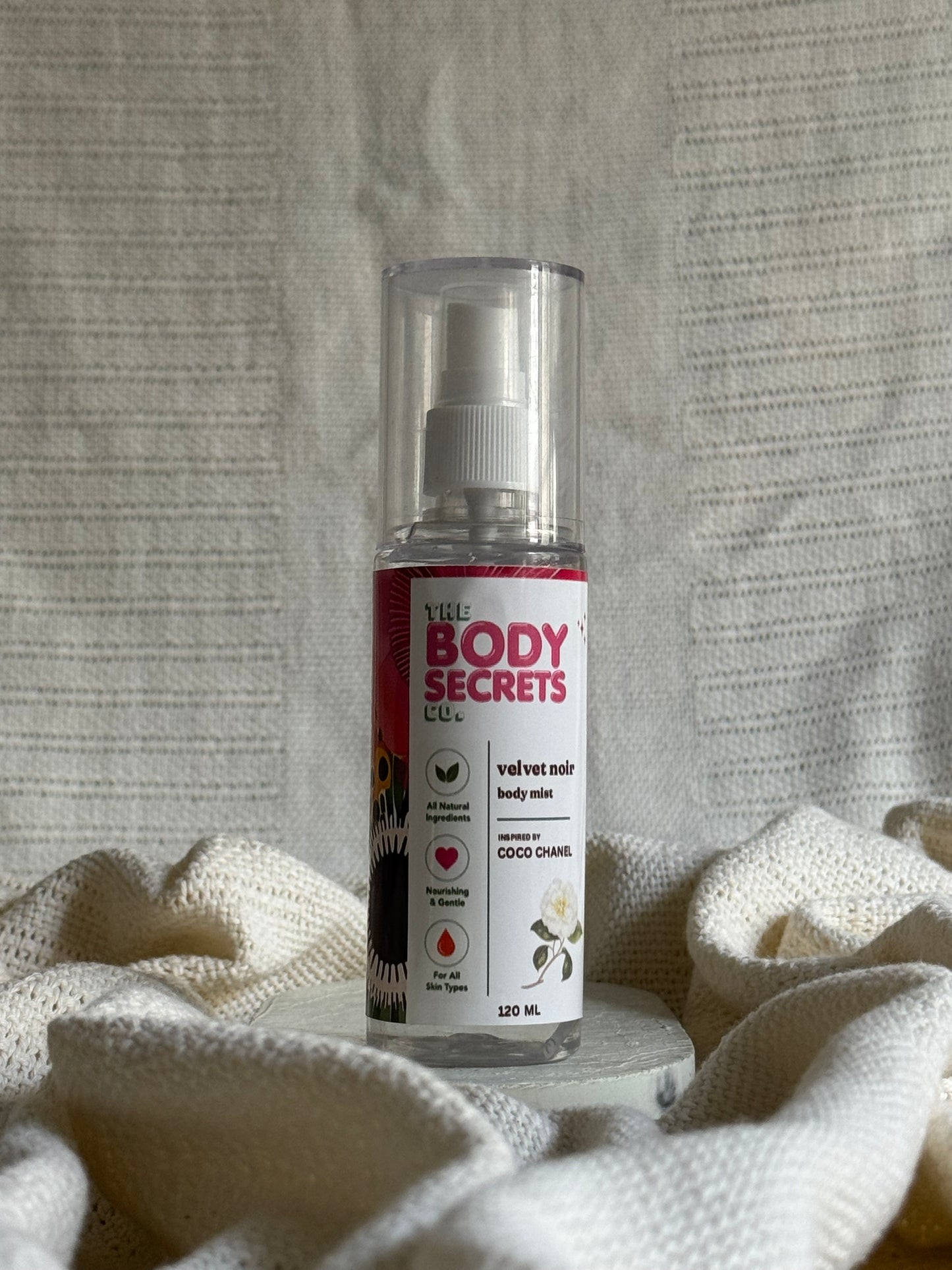 Velvet Noir Body Mist Inspired by Coco Chanel