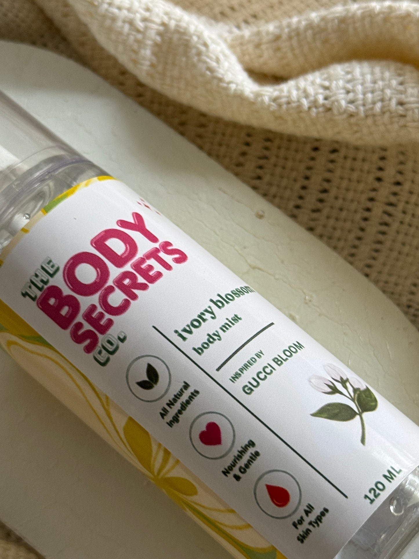 Ivory Blossom Body Mist Inspired by Gucci Bloom