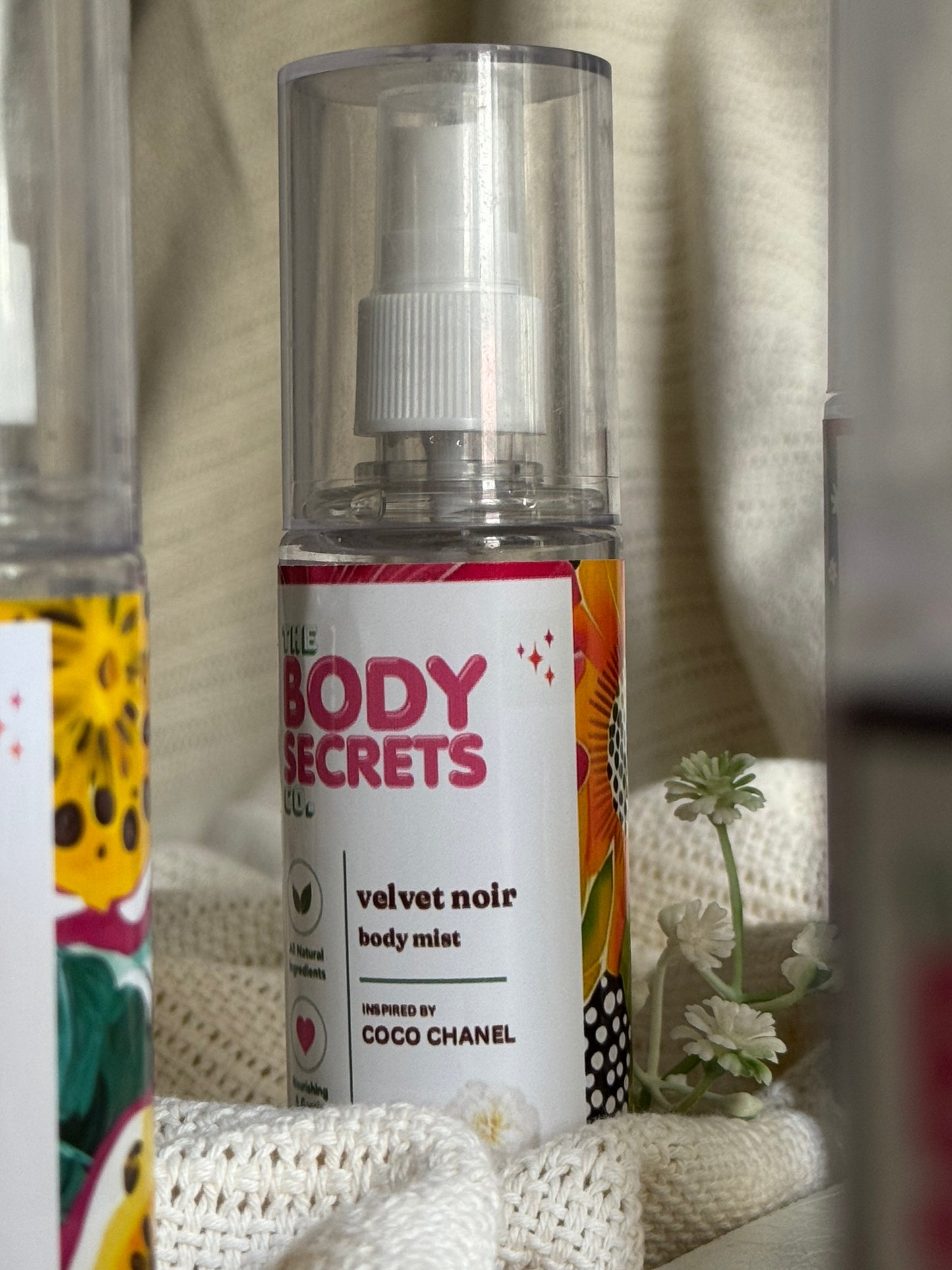 Velvet Noir Body Mist Inspired by Coco Chanel