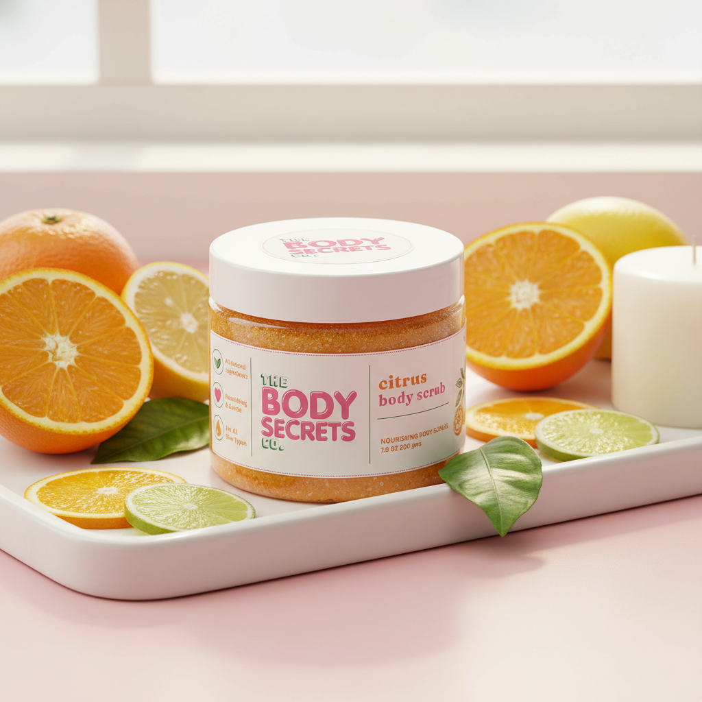Citrus Body Scrub – Lifestyle
