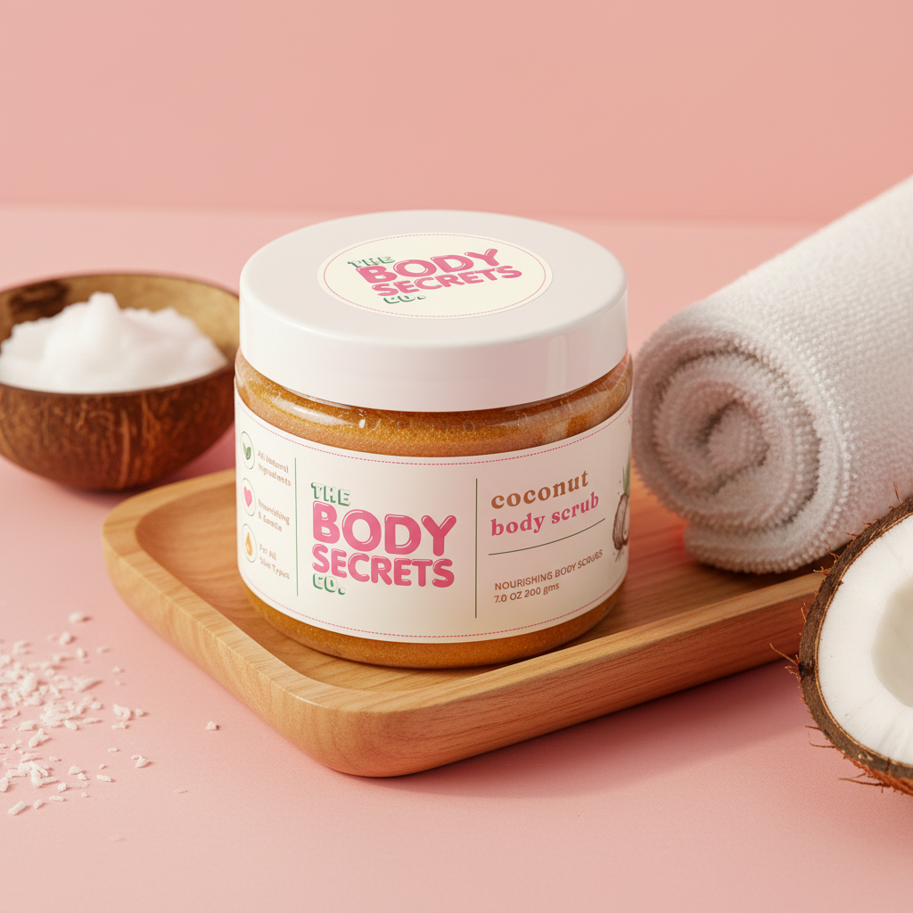 Coconut Body Scrub – Lifestyle