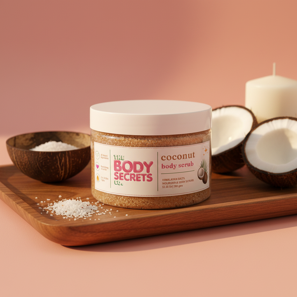 Coconut Himalayan Salt Scrub – Lifestyle
