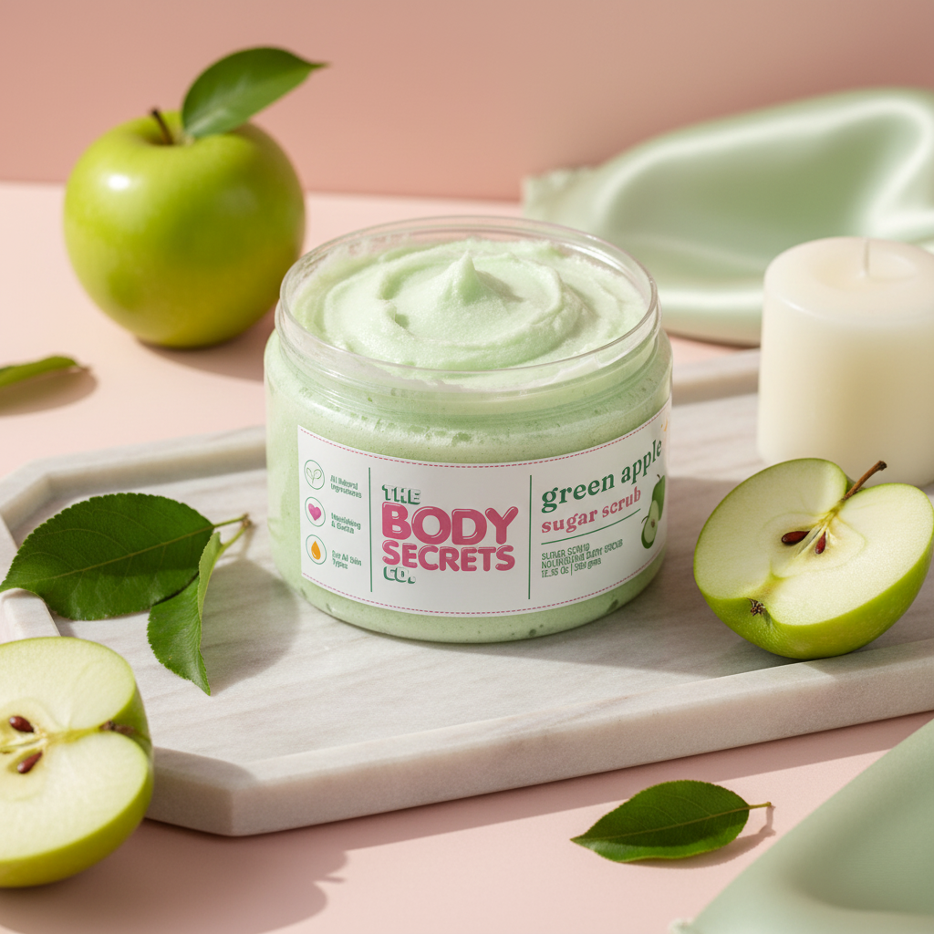Green Apple Sugar Scrub – Lifestyle