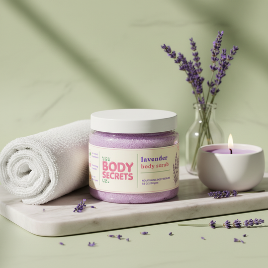 Lavender Body Scrub – Lifestyle