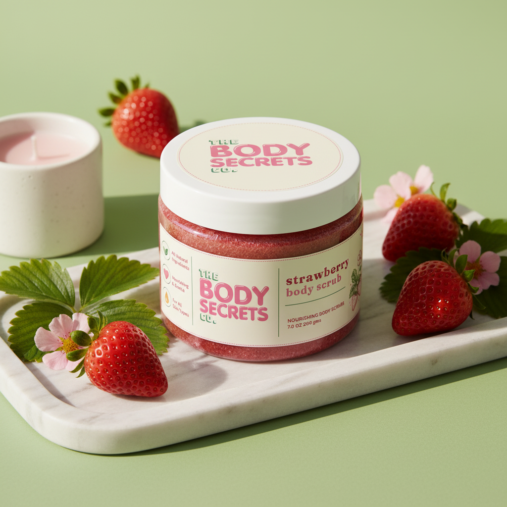 Strawberry Body Scrub – Lifestyle